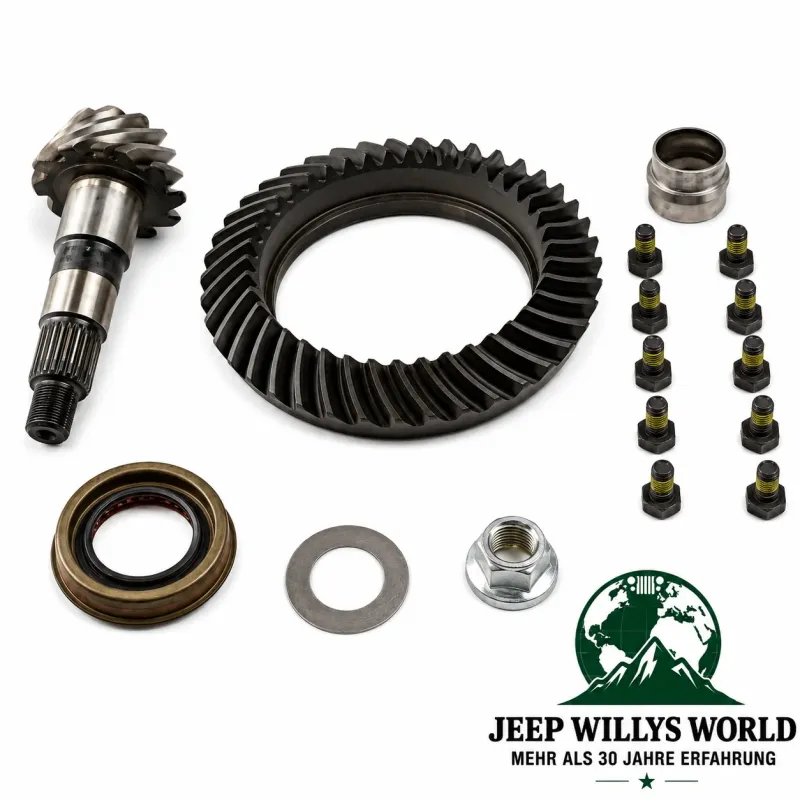 Spicer Kegelrad & Tellerrad Set Differential Vorderachse Dana 44 4.10 Jeep Wrangler JK Rubicon (07-18)