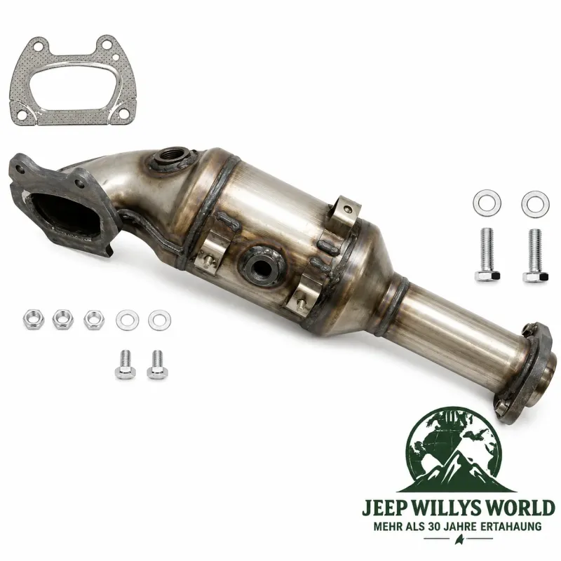 Katalysator rechts für 3,0L oder 3,6L Benzinmotoren. Jeep Wrangler JK (12-18)