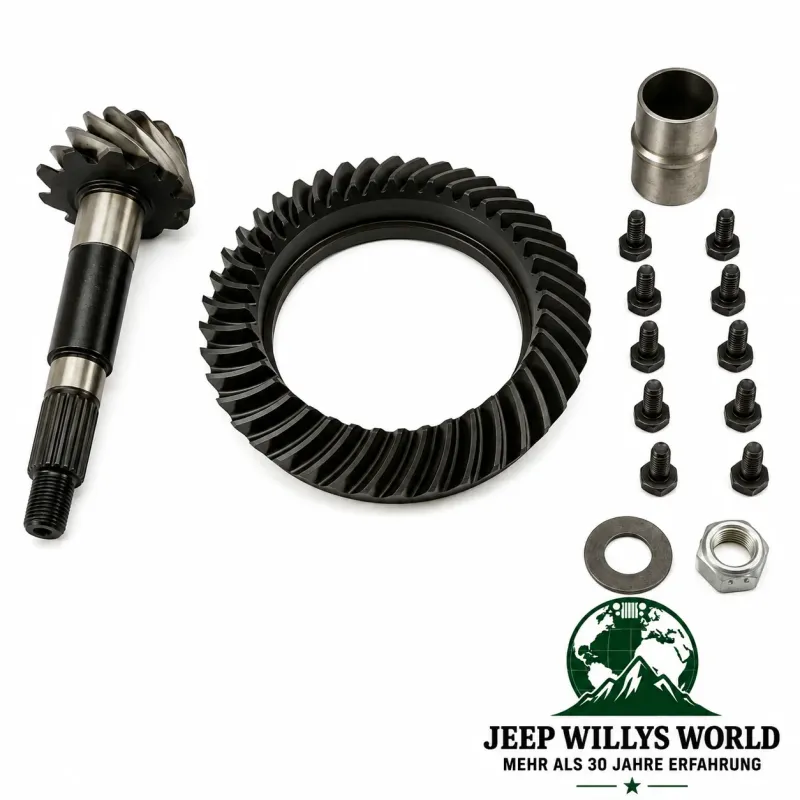 Spicer Kegelrad & Tellerrad Set Differential Vorderachse Dana 44 3.73 Jeep Wrangler JK Rubicon (07-18)