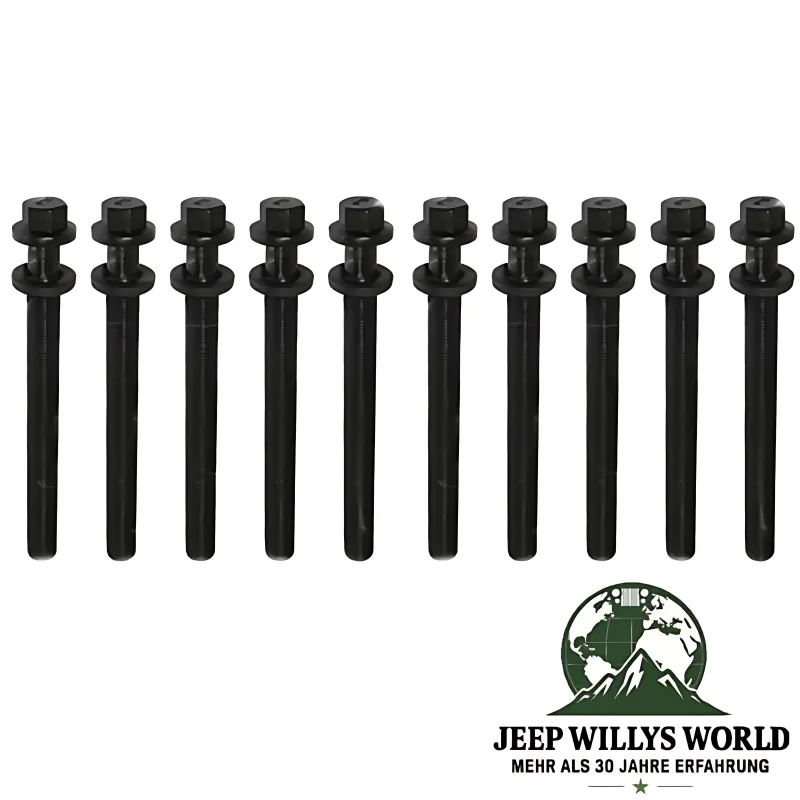 Zylinderkopfschrauben Set Jeep Wrangler JK, Cherokee KK, Dodge Nitro KA 2,8L CRD Diesel (07-18)