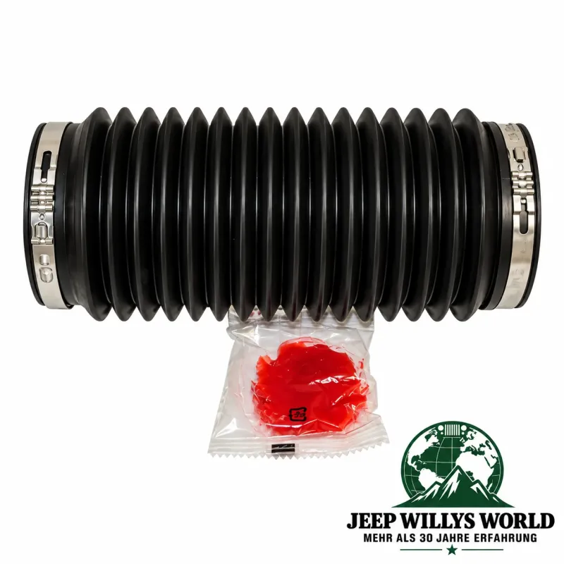 Crown Rear Driveshaft Boot with Clamps. Jeep Wrangler JK 4-Doors (09-18)