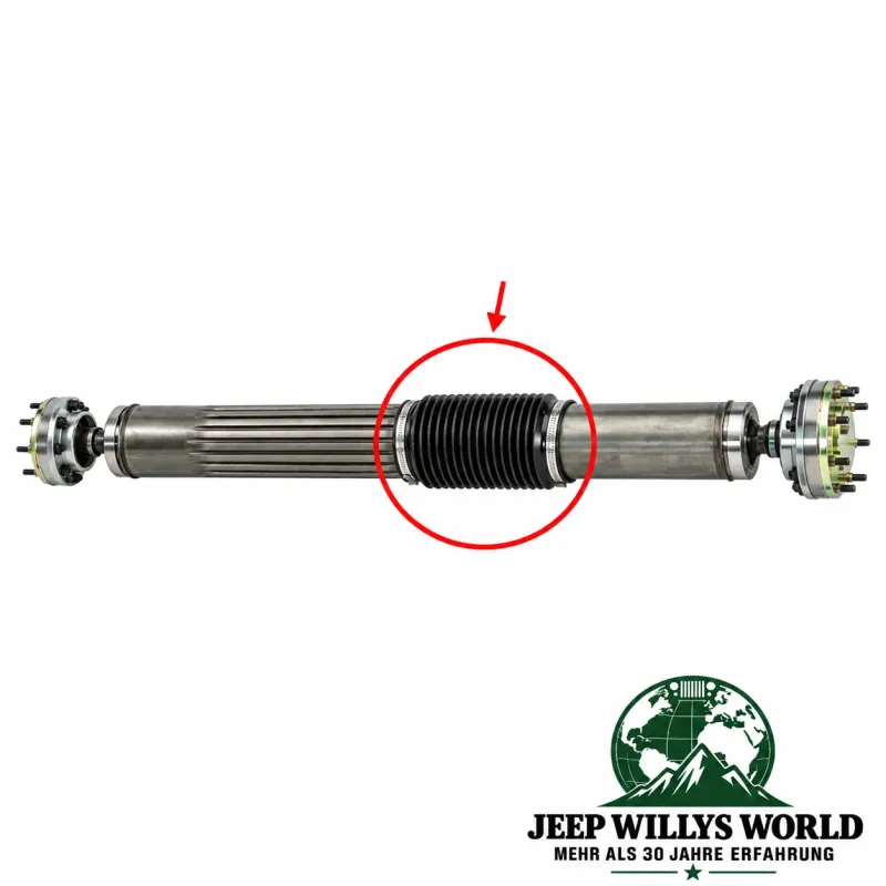 Driveshaft Boot rear Jeep Wrangler JK 4-Doors 09-18