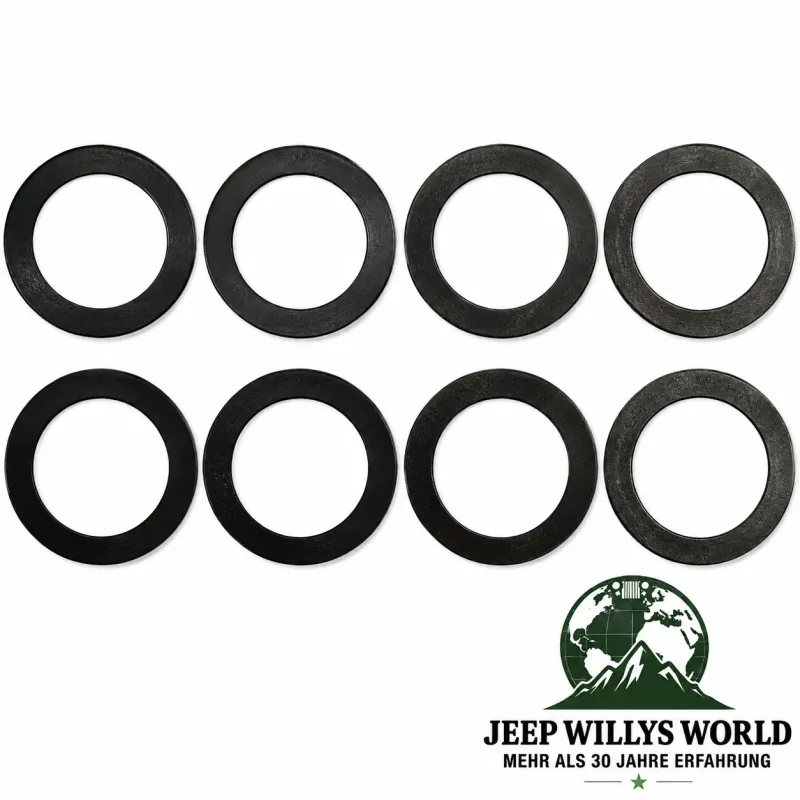 Spicer Kegelradeinstellscheiben Satz Vorderachse Dana 30 und Hinterachse Dana 44 Jeep Wrangler  / Grand Cherokee  / Commander (94-25)