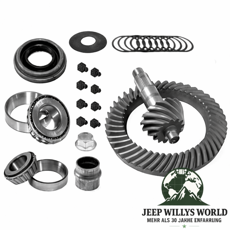 Ring & Pinion Set Differential Front Axle Dana 30 3.55 Jeep Wrangler TJ 02.10.00-06