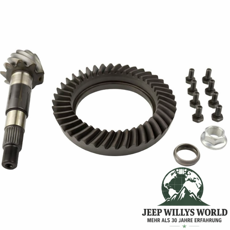 Kegelrad & Tellerrad Set hinten Dana 35 Ratio 4.56 Jeep Wrangler + Cherokee + Grand Cherokee 84-00