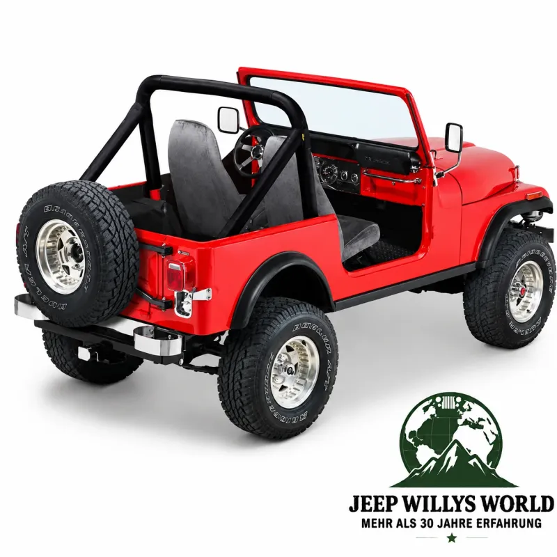Bestop Roll Bar Sport Cover Black Crush Jeep CJ5 CJ7 (1980-1986)