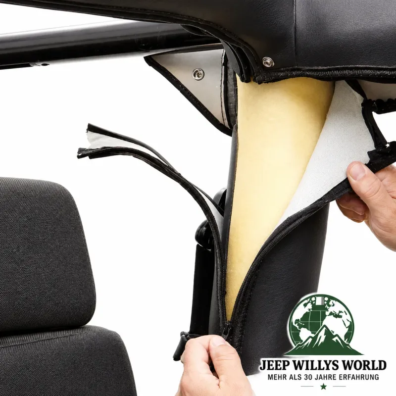 Bestop Roll Bar Sport Cover Black Crush Jeep CJ5 CJ7 (1980-1986)