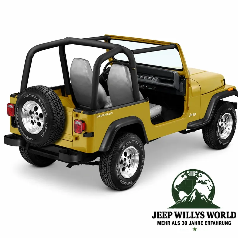 Bestop Roll Bar Sport Cover Black Denim Bestop Jeep Wrangler YJ (1992-1995)