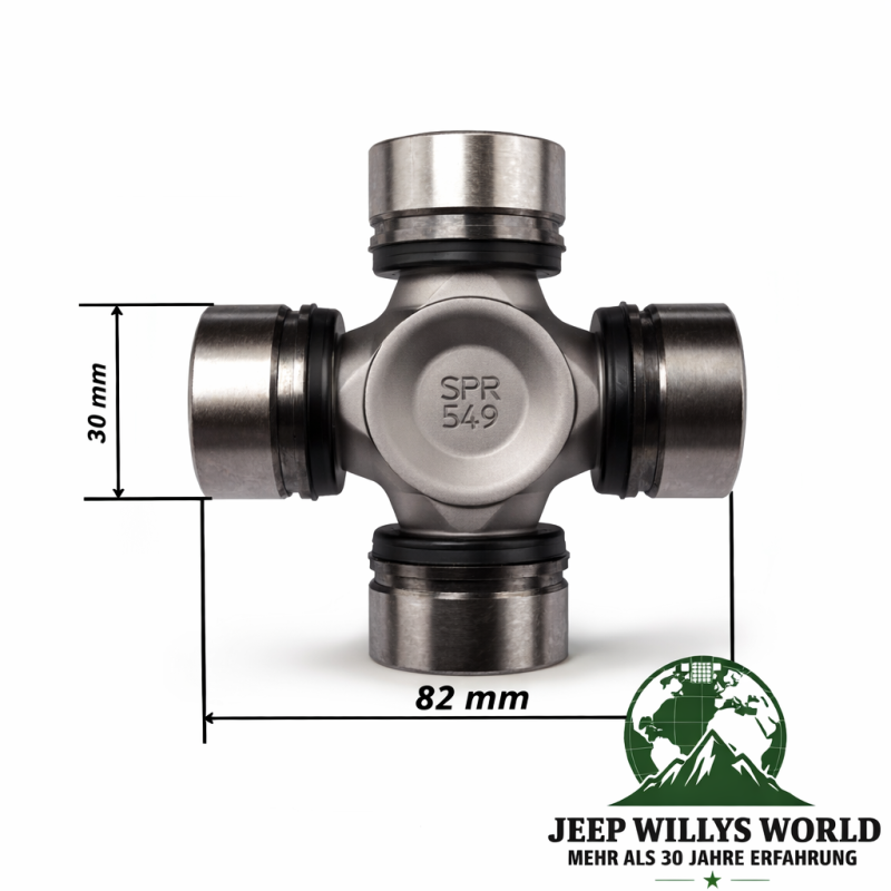 Kreuzgelenk Steckachse 82 x 30mm Spicer Jeep Wrangler + Cherokee + Grand Cherokee 92-12