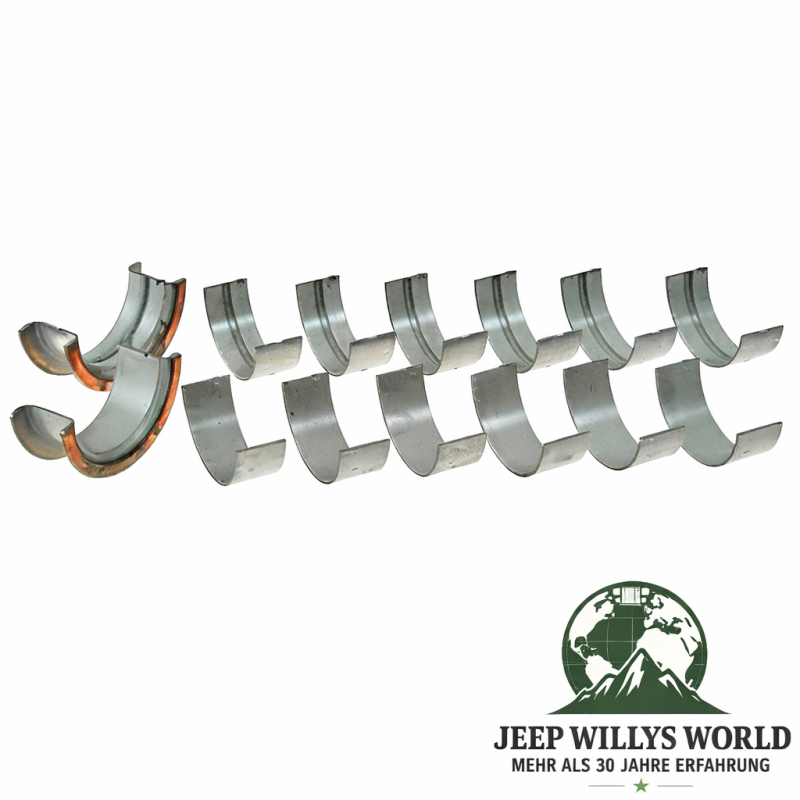 Main Bearing Set Oversize 0.020" 6 Cyl. Jeep CJ + Wrangler + Cherokee 70-90
