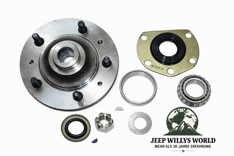 Radnabe inkl. Radlager Satz hinten AMC 20 Jeep CJ Bj. 76-86