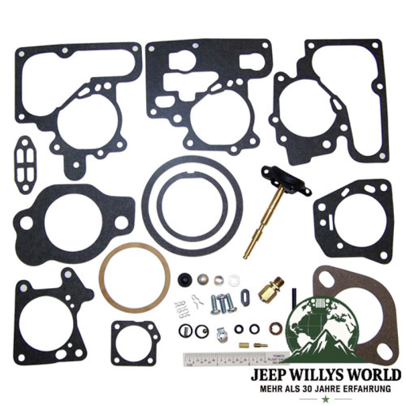 Vergaser Reparatur Set 1-BBL Jeep CJ + Wrangler + Cherokee 2,5 L 83-90