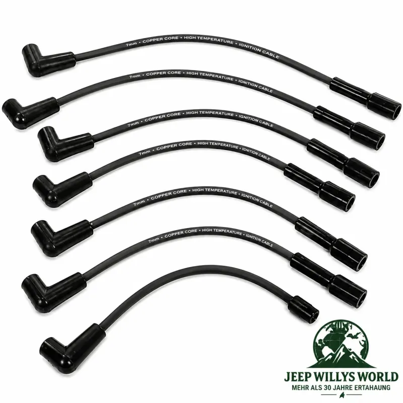 SMP Standard Zündkabel Set Jeep Wrangler YJ / Cherokee XJ /Comanche MJ 4,0L Motor (87-90)