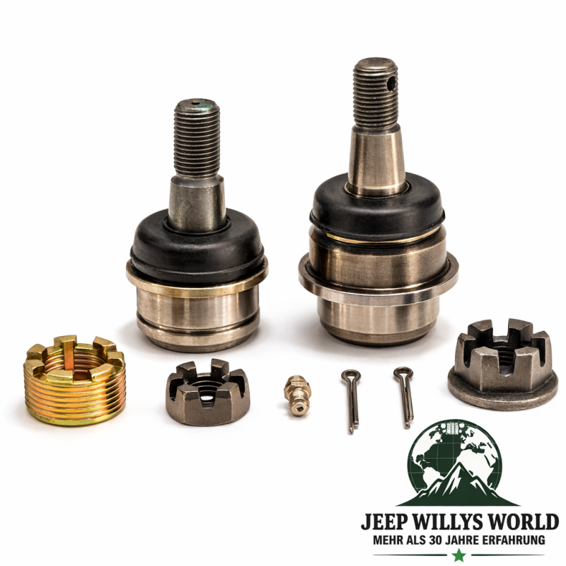 Ball Joint Kit for each Axle Side Heavy Duty Jeep Wrangler + Cherokee + Grand Cherokee 84-06