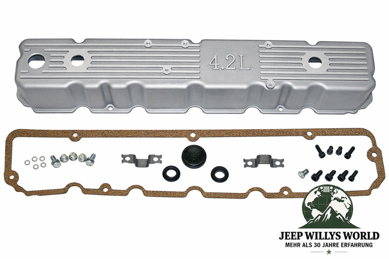 Valve Cover Set Aluminum 4,2 L 6 Zyl. Jeep CJ + Wrangler 81-86