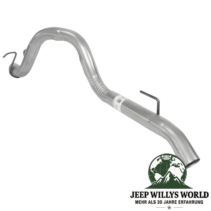 Aluminisiertes Endrohr, Endrohrbogen für 2,5L, 4,0L oder 4,2L Motor Auspuffanlage hinten. Jeep Wrangler YJ (1987-1995).