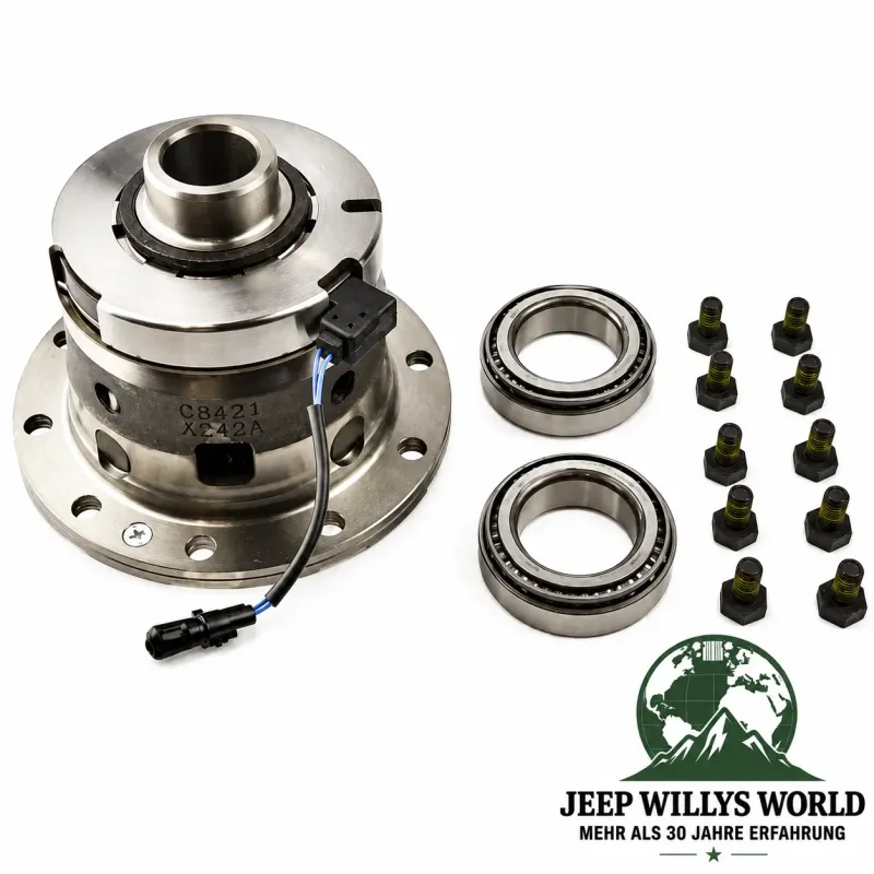 Spicer Differential Case Assembly E-Locker True-Lok 3.21 - 3.91 Dana 44 Rear Axle. Jeep Wrangler JK (07-18)