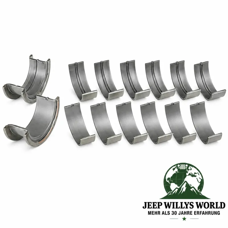 Sealed Power Hauptlager Kurbelwellenlager Übermass 0.030" Jeep Wrangler YJ TJ / Cherokee XJ / Grand Cherokee ZJ ZG WJ WG 4,0L Motor (1991-2006)