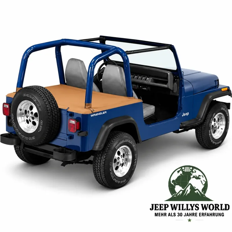 Bestop Duster Deck Cover Vinyl Spice Denim Softtop Supertop Jeep Wrangler YJ (1992-1995)