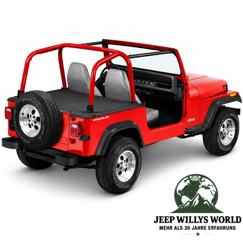Bestop Duster Deck Cover Vinyl Black Denim Hardtop Model Jeep Wrangler YJ (1992-1995)