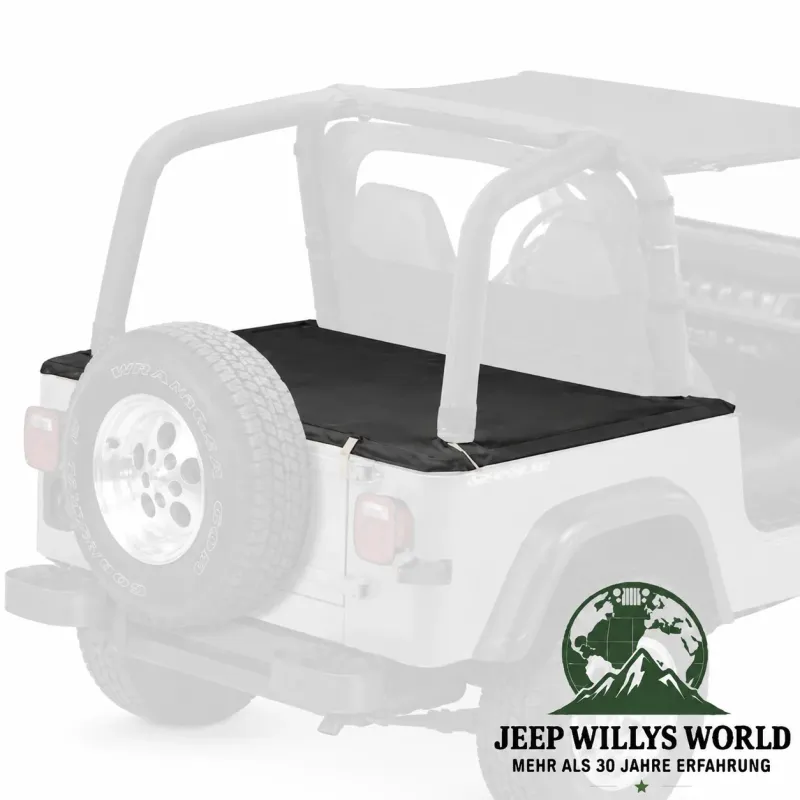 Bestop Duster Deck Cover Vinyl Black Denim Hardtop Model Jeep Wrangler YJ (1992-1995)