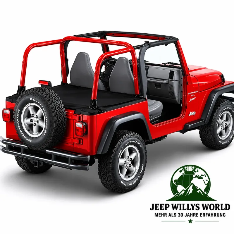 Bestop Duster Deck Cover Vinyl Black Denim Softtop Supertop Jeep Wrangler TJ (1996-2002)