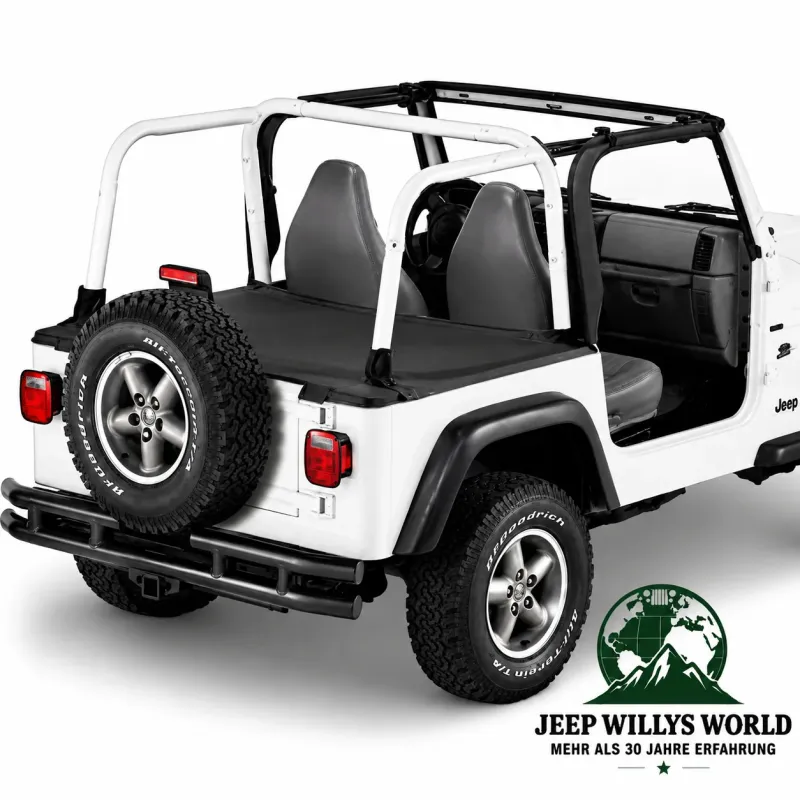 Bestop Duster Deck Cover Vinyl Black Denim Hardtop Model Jeep Wrangler TJ (1996-2002)