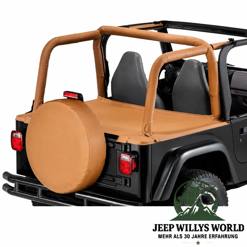 Bestop Duster Deck Cover Vinyl Spice Denim Hardtop Model Jeep Wrangler TJ (1996-2002)