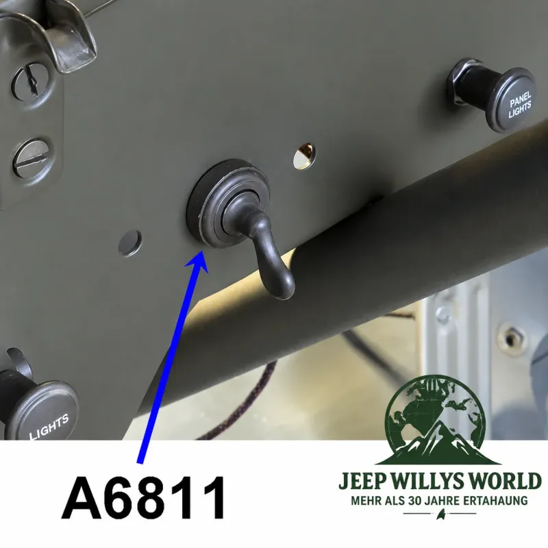 Zündschalter Jeep Willys MB + Ford GPW 41-45