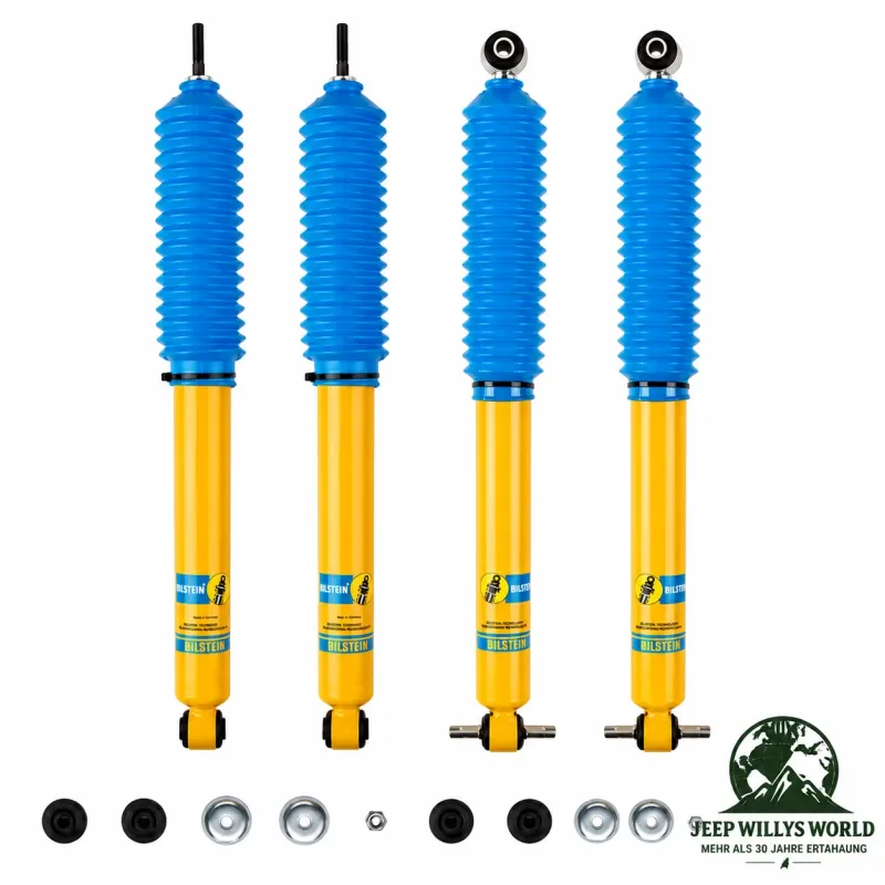 Bilstein Stoßdämpfer Gasdruck Set vorne + hinten Bilstein B6 Serien Ersatzdämpfer Jeep Wrangler JK (07-18)