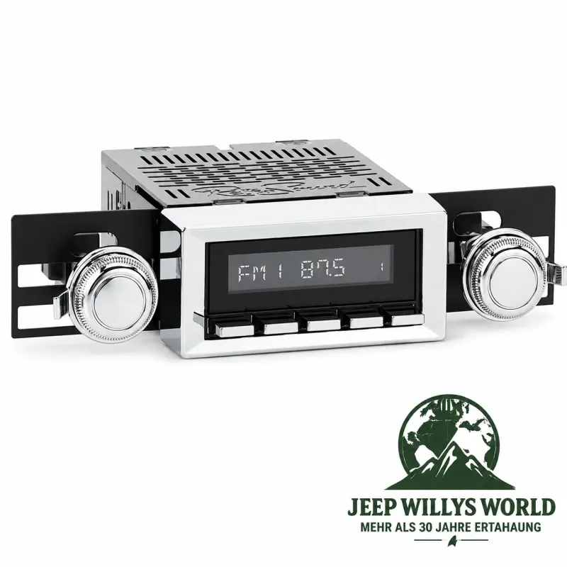 Retro Radio mit Bluetooth Jeep CJ5 CJ7 CJ8 / SJ & J-Serie (76-86)