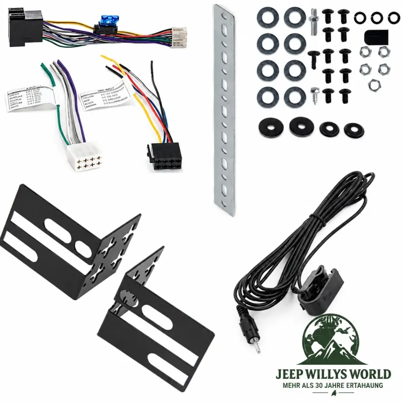 Radio Bluetooth® Retro im klassischen Stil Jeep CJ SJ + J Serie 76-86