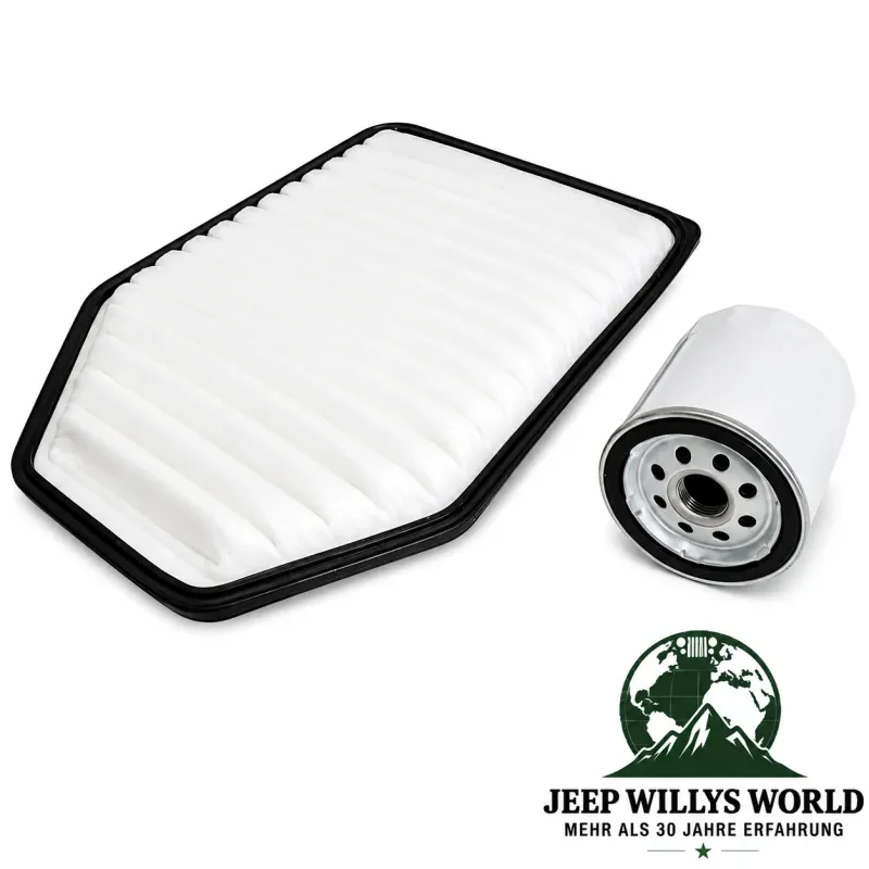 Inspektionssatz Inspektionsset Servicepaket Ölfilter Luftfilter Satz Jeep Wrangler JK mit 3,8L 6 Zyl. Motor (07-11)