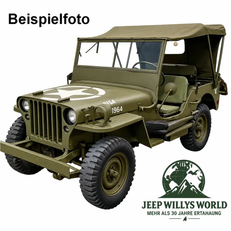 MD Juan Softtop Sommer Top Olive Drab Canvas Jeep Willys MB / Ford GPW (1941-1945)