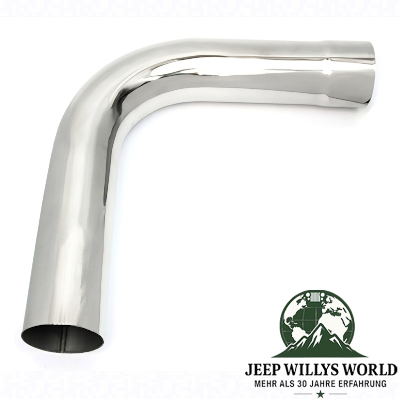 Auspuff Rohrbogen Universal Edelstahl 90° Ø 63mm / 2,5" Jeep