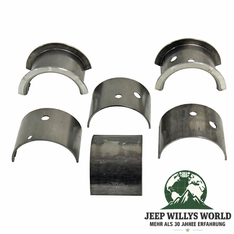 Main Bearing Set Oversize 0,010" 4-134 L + F Head Jeep CJ Willys Ford GPW 41-71