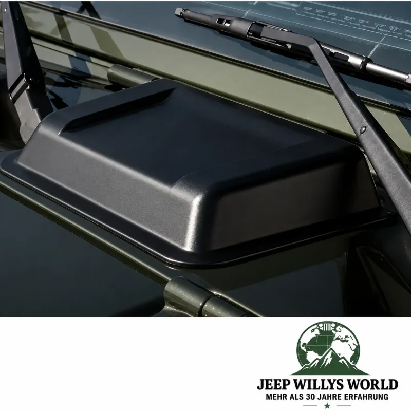 Rugged Ridge Airscoop Lüftungsgitter Hutze Schwarz Jeep Wrangler TJ JK (1998-2018)