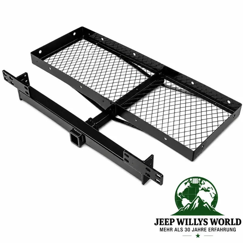 Rugged Ridge Anhängerzugvorrichtung US 2" mit Cargo Rack Jeep Wrangler YJ TJ (1987-2006)