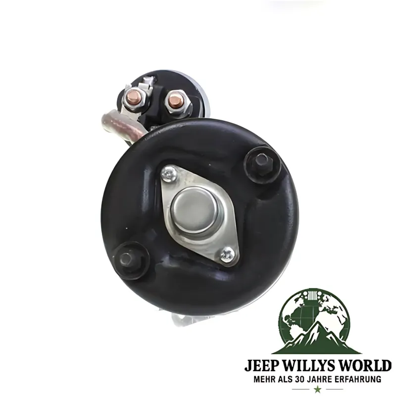 Rückseite von Anlasser für 2,5L TD Diesel Motor. Jeep Cherokee XJ, Grand Cherokee ZJ ZG (1997-2001).
