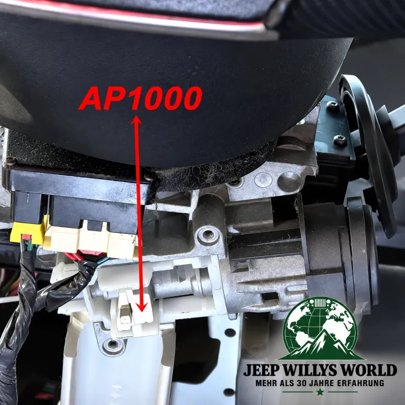 Crown Zündschlossantrieb Lenksäule Jeep Wrangler TJ, Cherokee XJ KJ, Grand Cherokee ZJ ZG WJ WG (97-07)