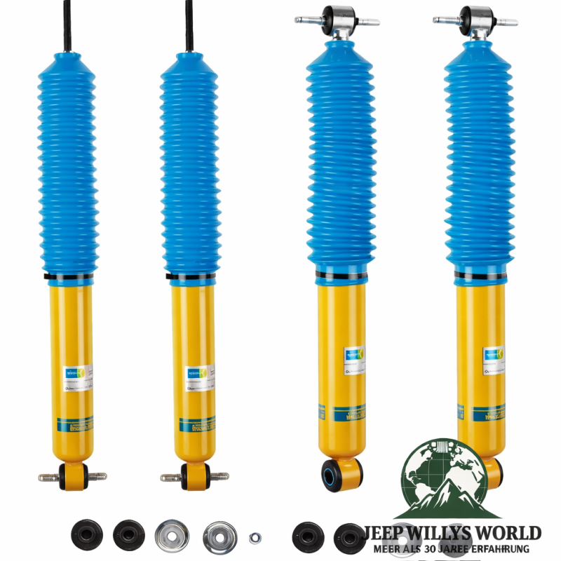 Shock Absorber Gas Set Bilstein B6 Standard Jeep Wrangler 96-06