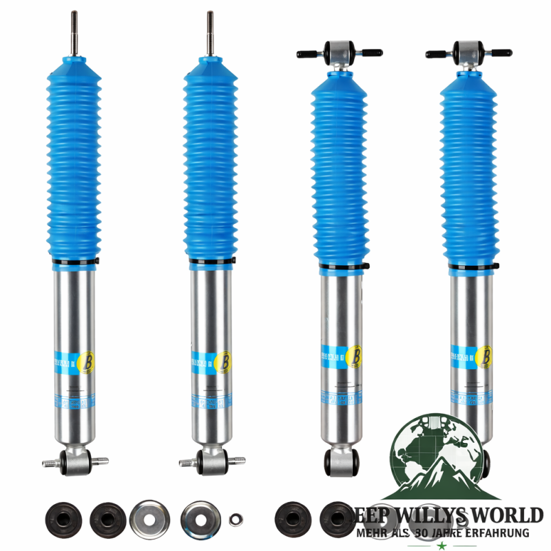 Stoßdämpfer Gasdruck Set Bilstein B8 + 50mm Jeep Wrangler 96-06