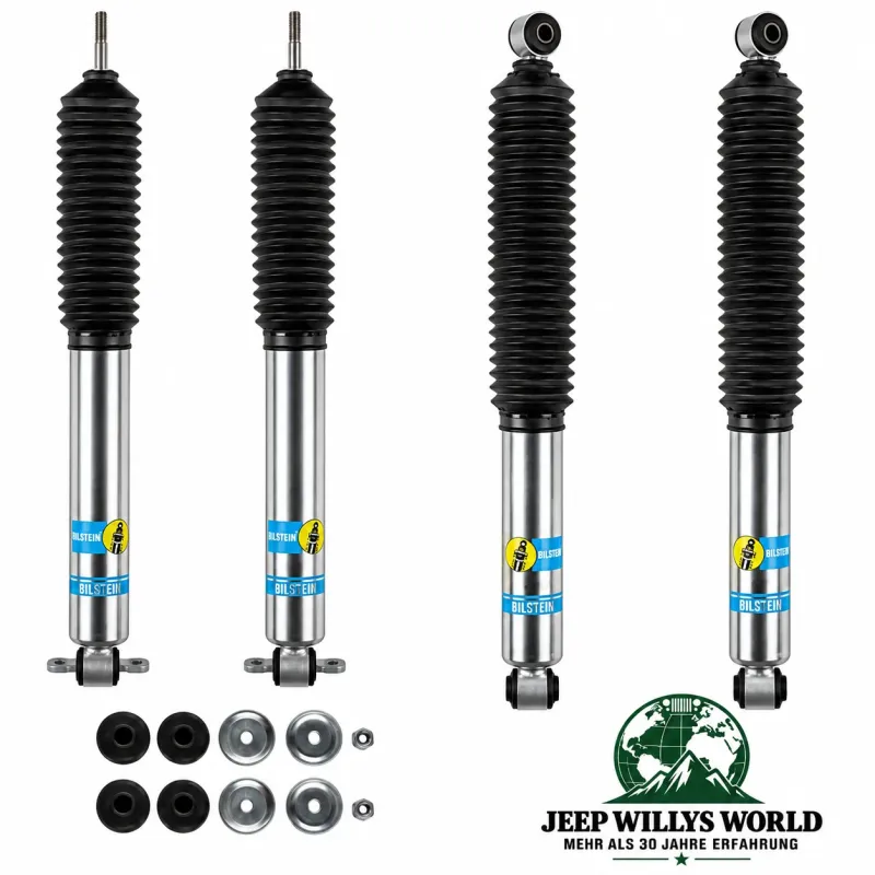 Bilstein Shock Absorber Gas Set front + rear Bilstein B8 Suspension Lift + 75-100 mm Jeep Grand Cherokee (99-04)