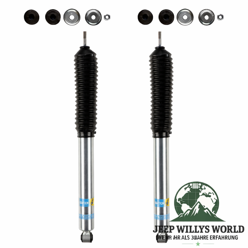 Stoßdämpfer Gasdruck Paar vorne Bilstein B8 + 75-100mm Jeep Wrangler 87-95