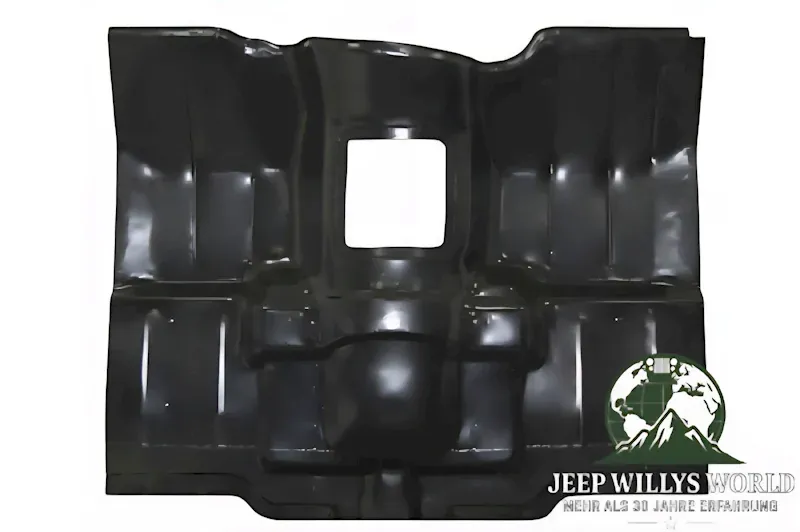 MD Juan Stahl Bodenplatte vorne, Fußraum Blech. Jeep CJ5 CJ7 CJ8 (1976-1986).