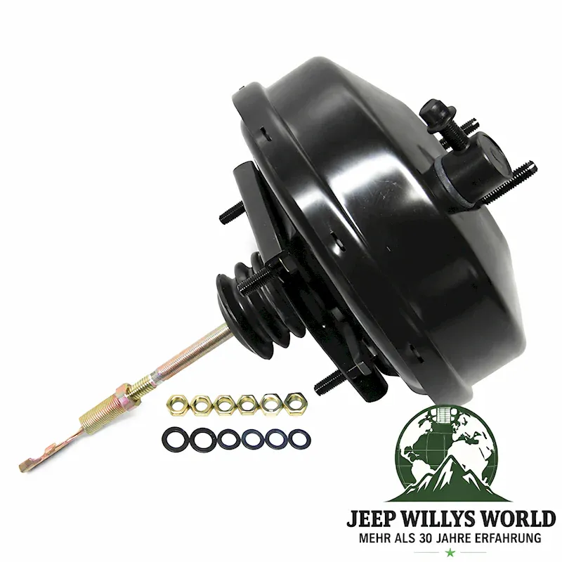 Power brake booster for 2.5L & 4.0L engine without ABS. Jeep Wrangler YJ (1991-1995)
