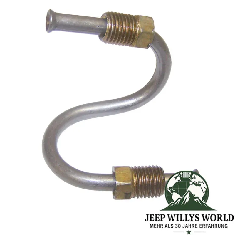 Brake Line front left/right wheel clyinder - Ford GPW, Jeep CJ2A CJ3A CJ3B CJ5 CJ6, Willys MB, M38 M38A1 (1941-1971).