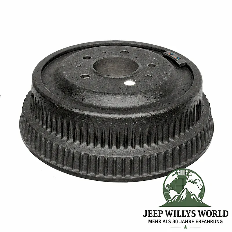 Raybestos Bremstrommel (einzeln) hinten 10" (254 mm). Jeep Wrangler YJ, Cherokee XJ, Comanche MJ (1984-1989).