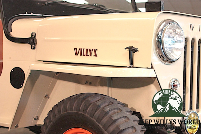Motorhaube mit Willys Schriftzug Jeep CJ3B 53-64