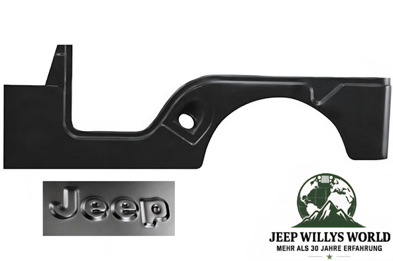 Karosserieseitenteil links mit Prägung Jeep CJ5 55-69